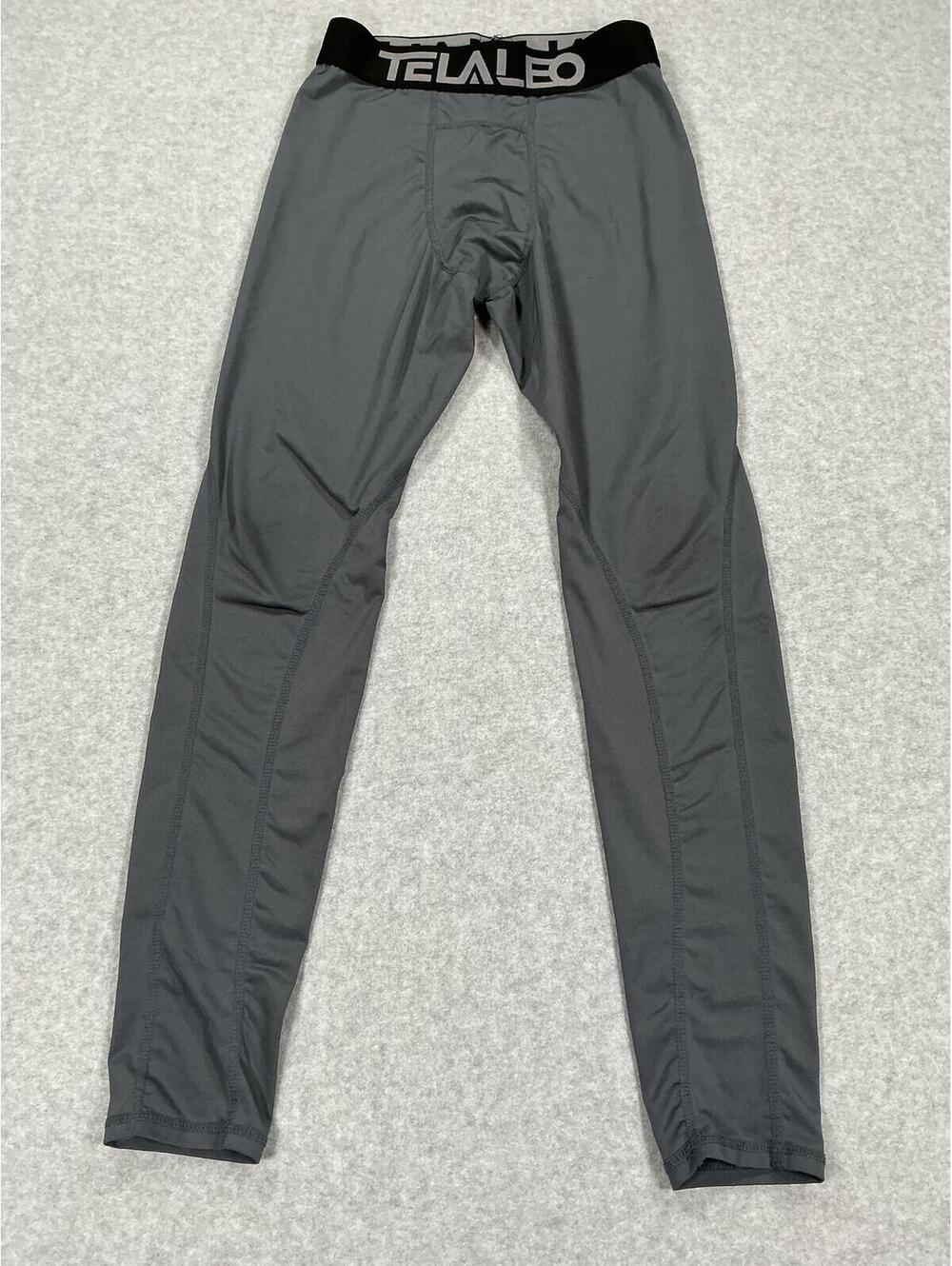 Telaleo Pro Compression Leggings Gray Athletic‎ Base Layer Pants